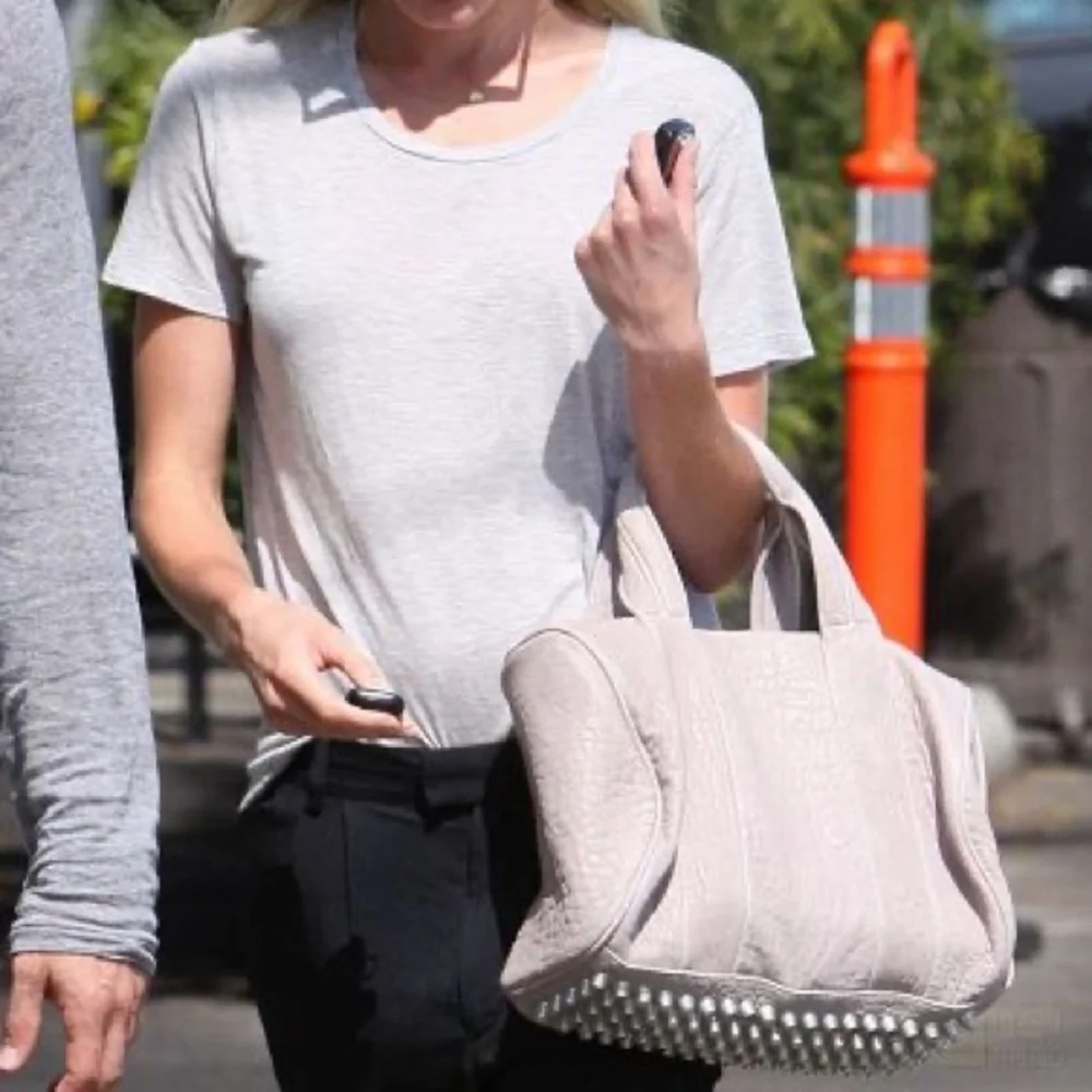 Alexander Wang Y2K Studded Rocco Bag in Latte Like New - Picture 12 of 13